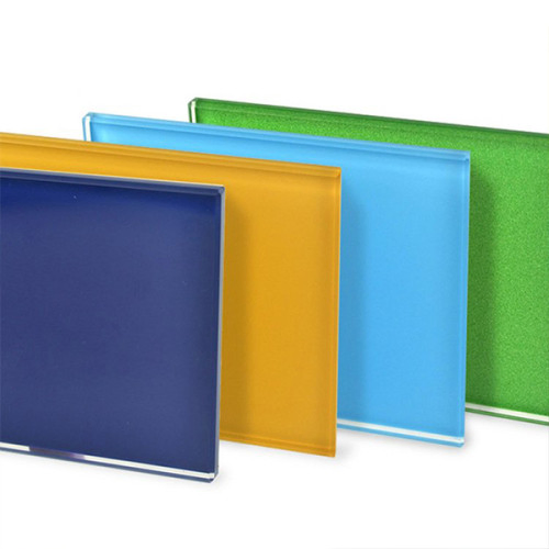 Lacquered Glass Back Painted Glass Colorful Glass