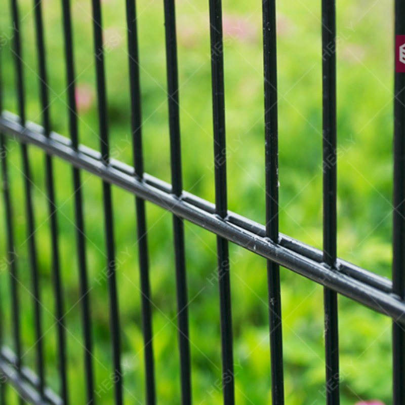 PVC Coated Garden Courtyard Safety Barrier Residential Community Perimeter Protection Safety Fence Double Wire Fence