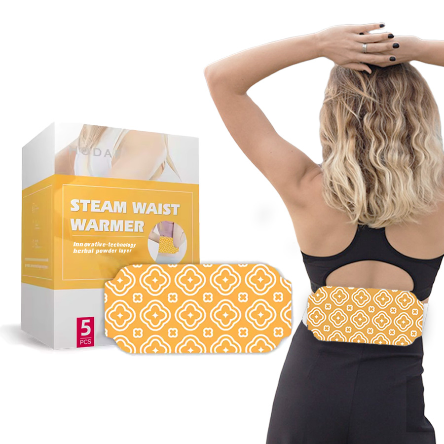 Non-Woven Fabric Steam Waist Warmer Patch with Iron Powder Heat Pad