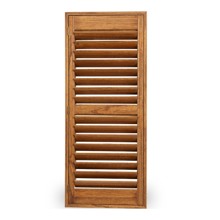 Wholesale Price Stain Color Classic Window Shutter PVC Bathroom Shutter