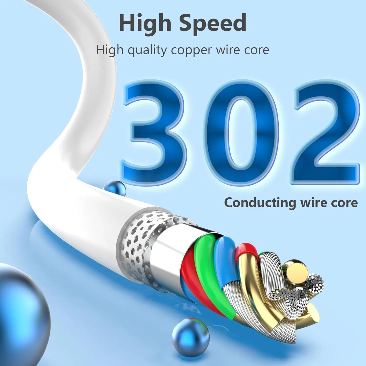 Кабель USB-C — Lightning 27W для быстрой зарядки Apple