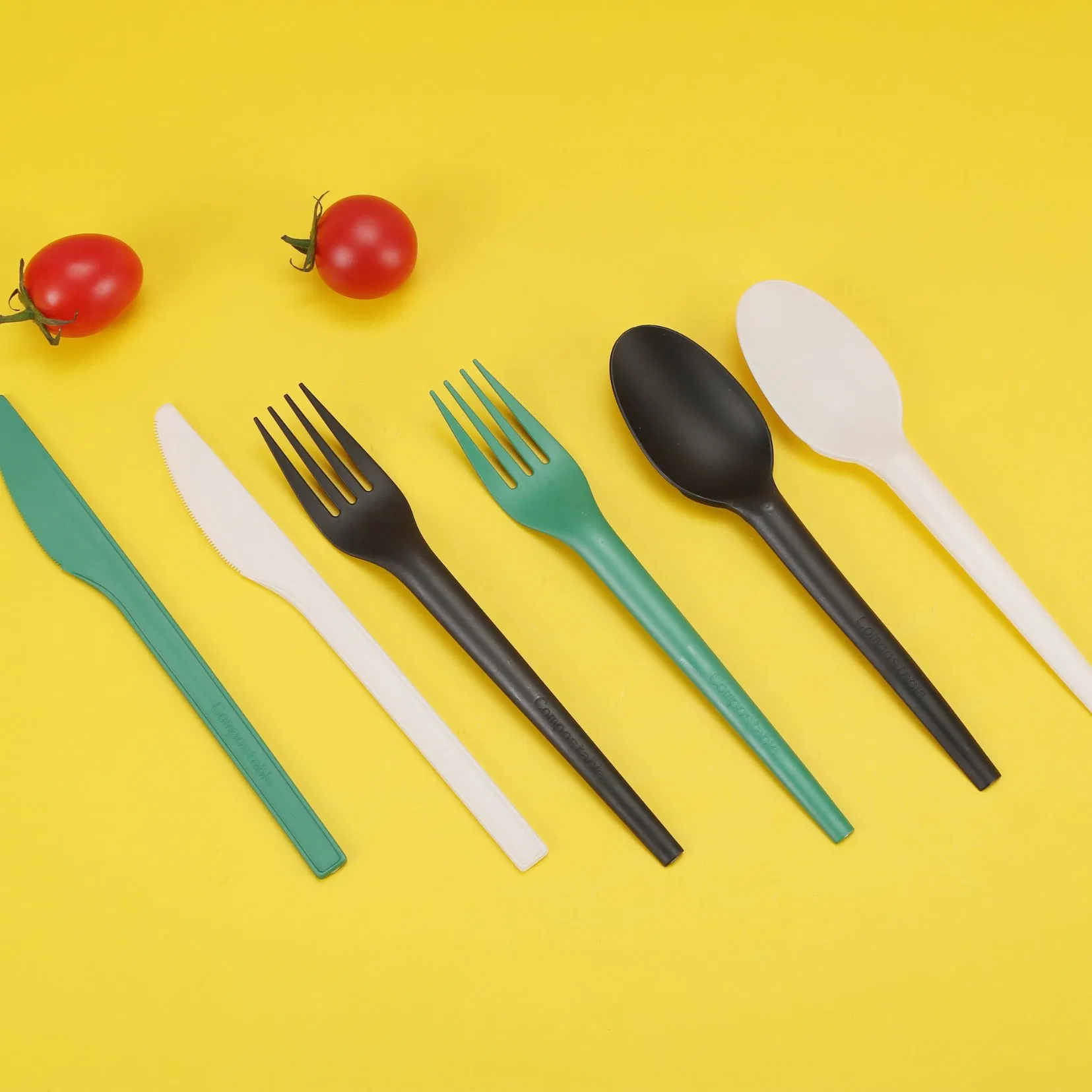 Hot Selling Cheap Custom White Disposable Plastic Fruit Fork Disposable Cutlery