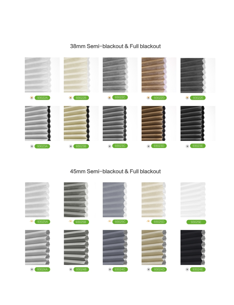 Roller Shutter Tube 38mm Day and Night Honeycomb Blinds