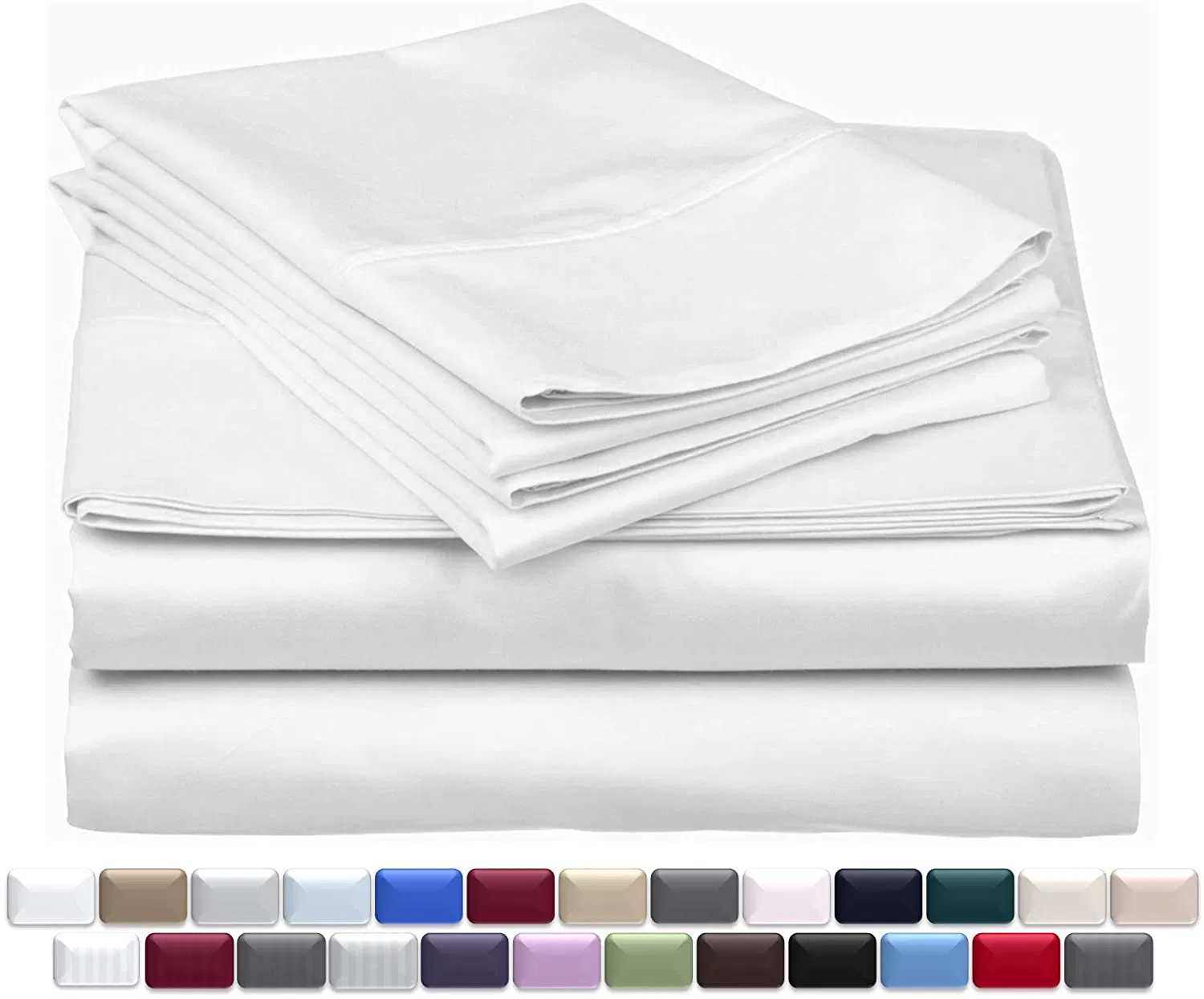 Luxury Lyocell Cotton Sheet Set Wholesale Viscose Fiber Bedding Set of 4PCS