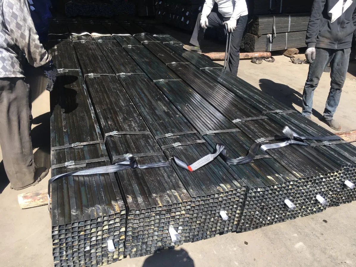 RSs-Zp517 Customized Q195/Q215/Q235 Hollow Section Black Annealed Square pipe Steel Tube