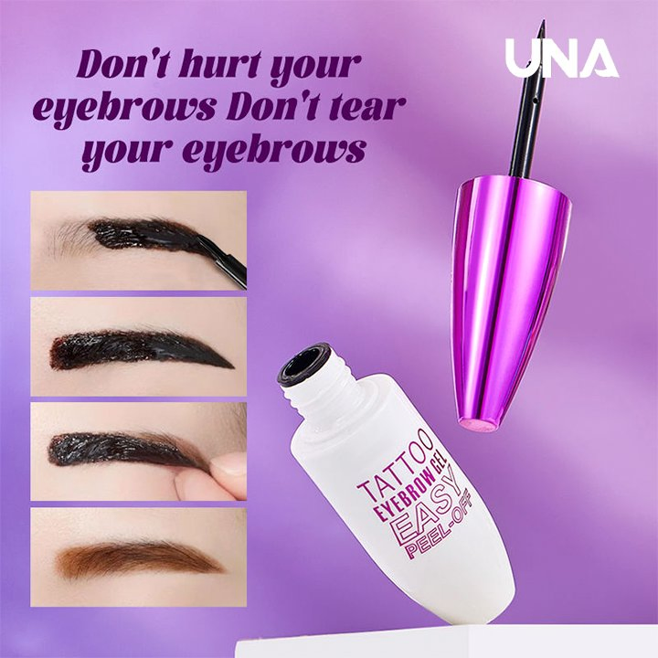 Private Label Custom Eyebrow Pencil Eyebrow Enhancers Eyes Makeup Long Lasting Waterproof Easy Tear off Eyebrow Gel for Makeup