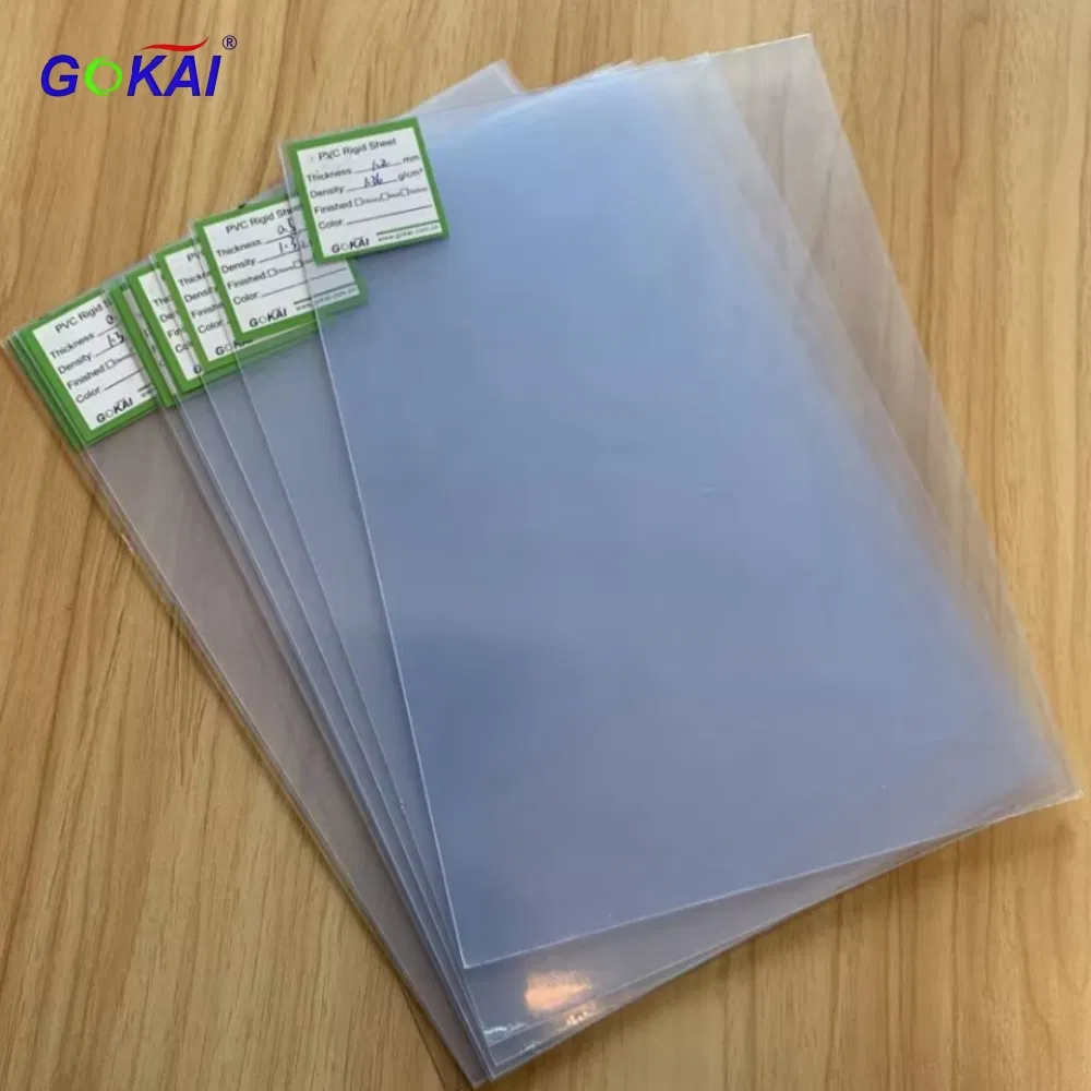 0.1mm-6mm Clear Transparent PVC Rigid Sheet for Printing/Forming/Packing/Cards