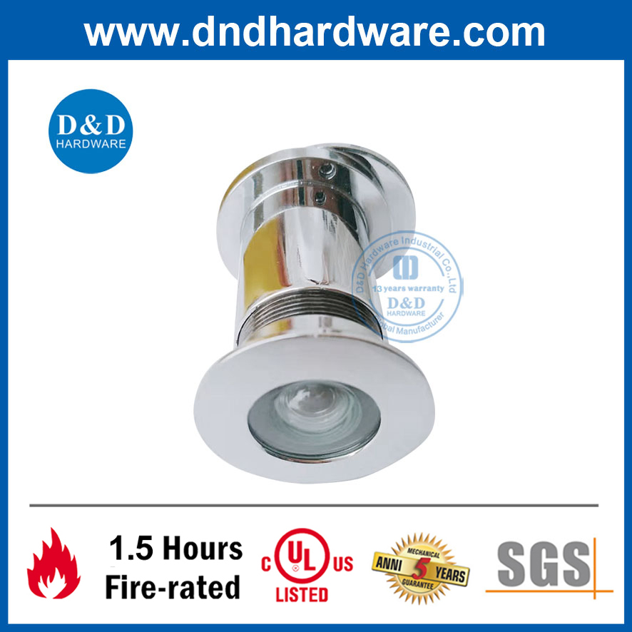 UL Fire Rated Door Viewer for Exterior Wooden Door Security