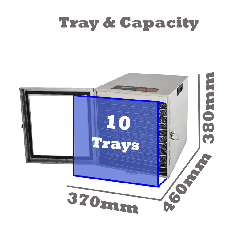 Heavybao Professional Stainless Steel Fruit Meat Food Dehydrator Dryer Machine