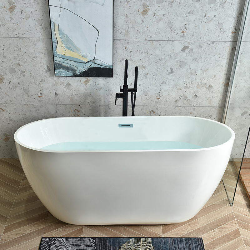 170cm Made-in-China Home Decoration Price Discount Acrylic Freestanding Jacuzzi Bathtub SPA Hot Bath Tub