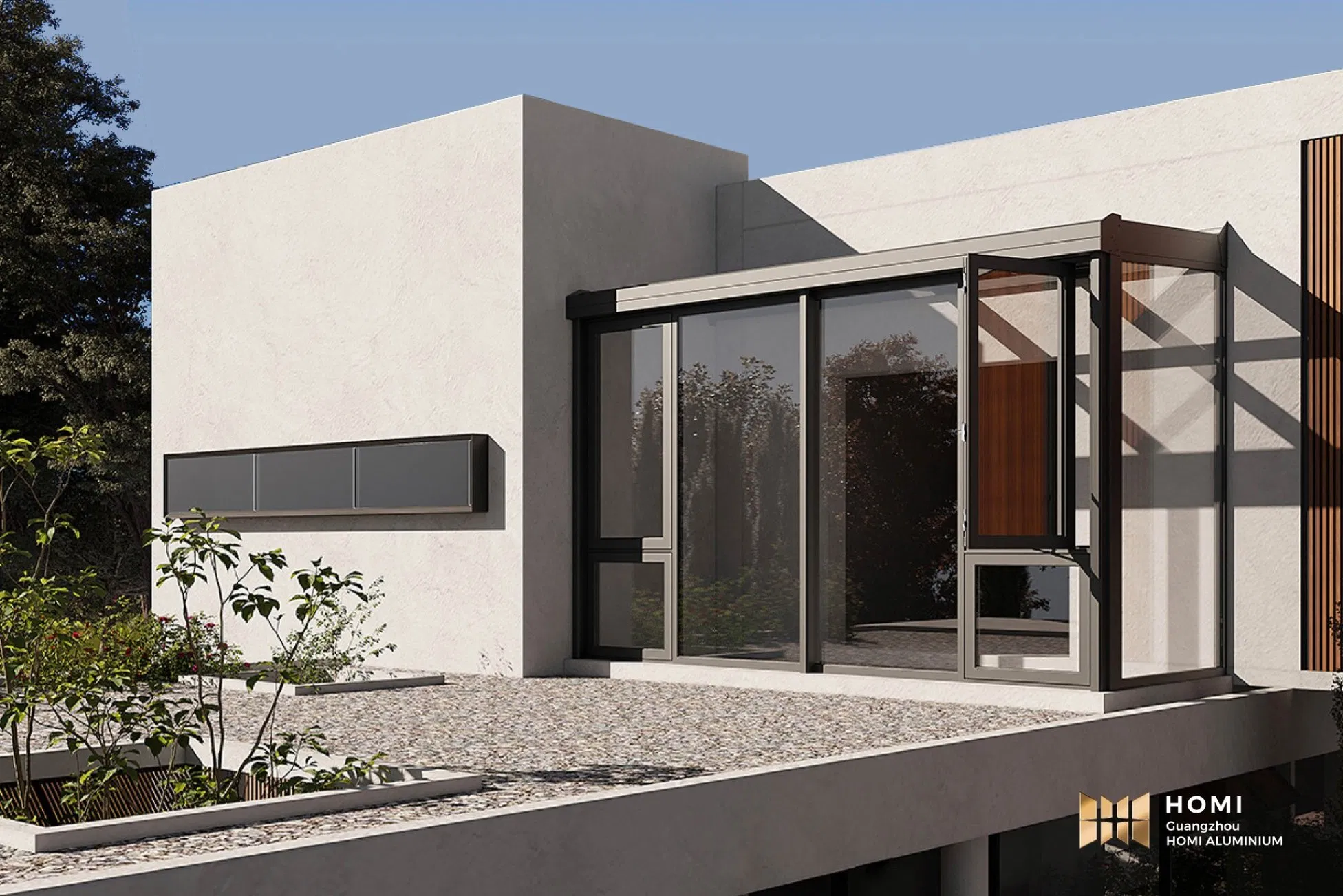 Customized Glass House Aluminum Profile Glass Sun Room