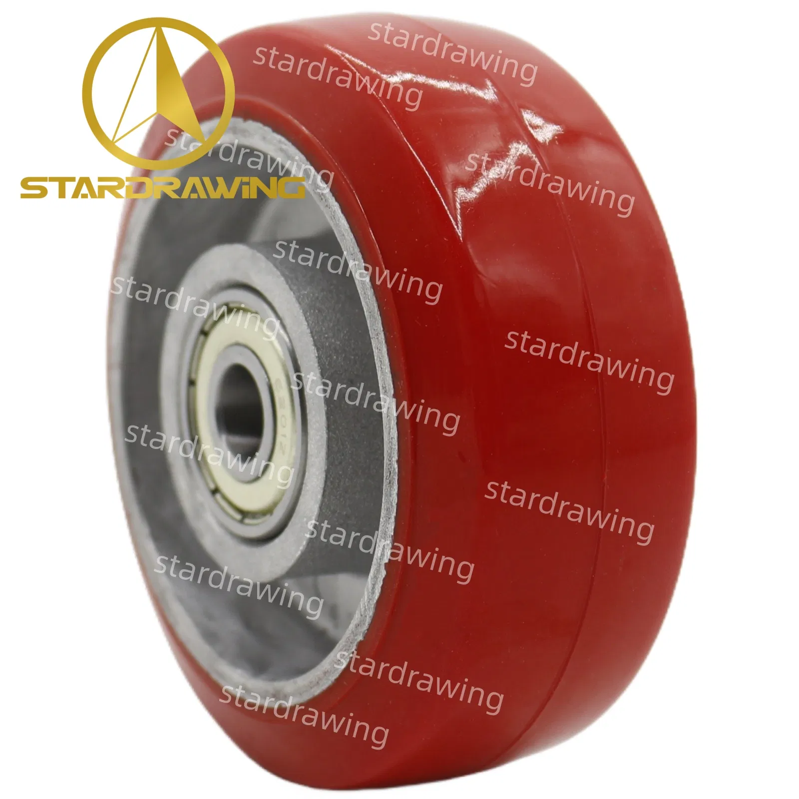 Stardrawing 100mm 4inch High Temperature Resistant Silicone Rubber Wheel Caster