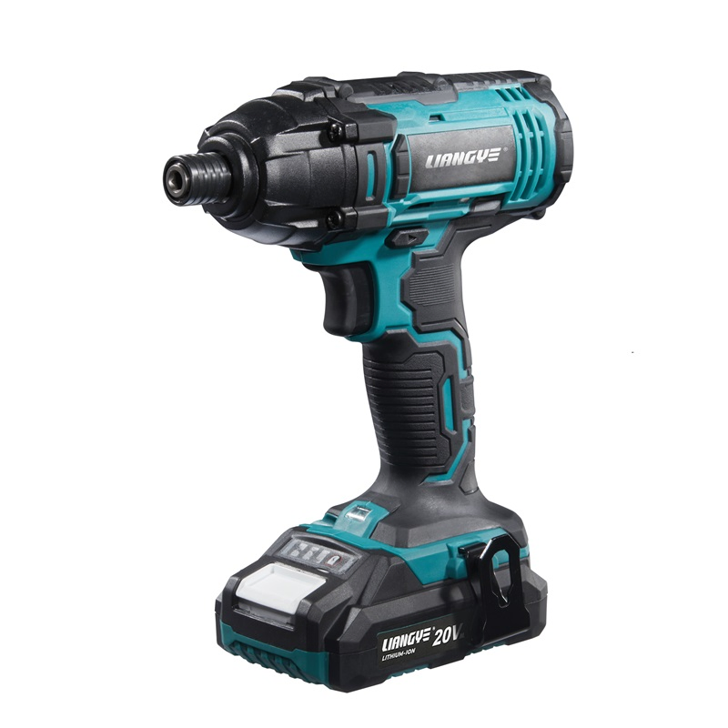 Liangye Battery Power Tool Sets 20V Cordless Impact Screw Driver and Drill