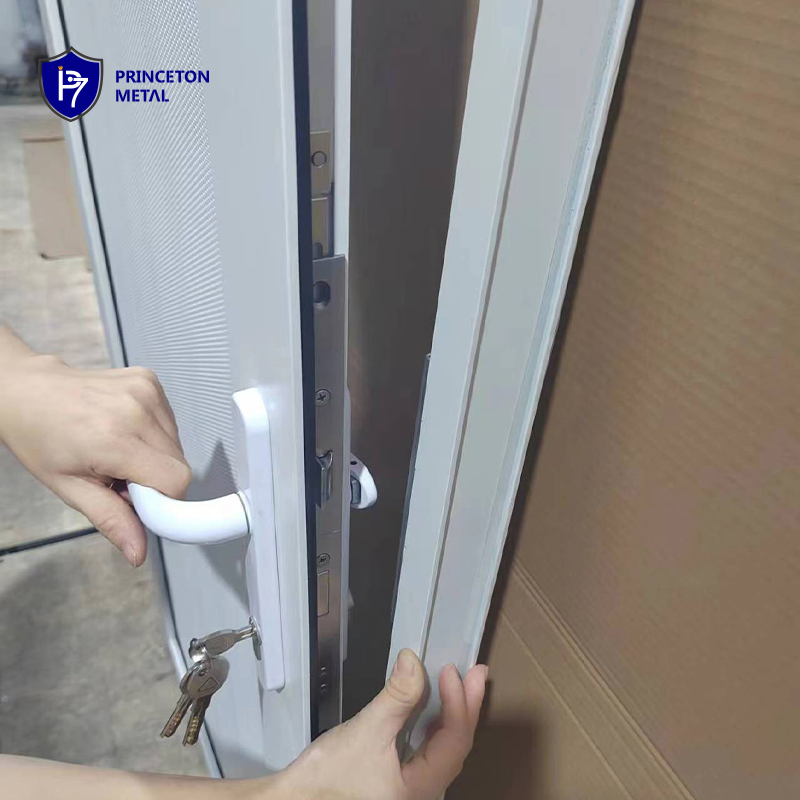 Алюминиевая перфорированная входная дверь для улицы