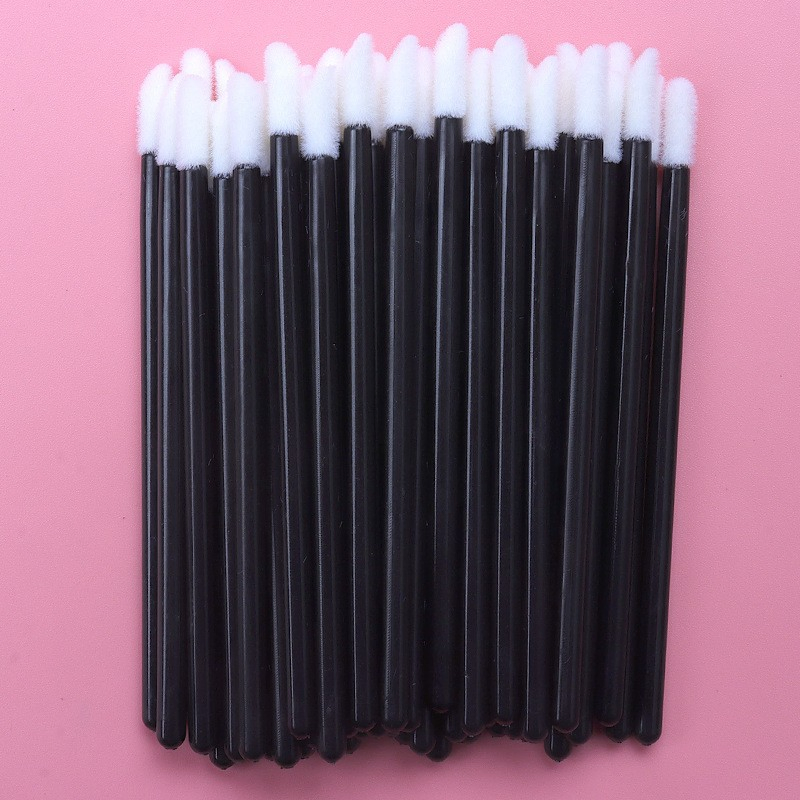 Mt Lashes Wholesale Premium Disposable Lip Gloss Make up Brush Cosmetic Spoolie Cleaning Lip Brush