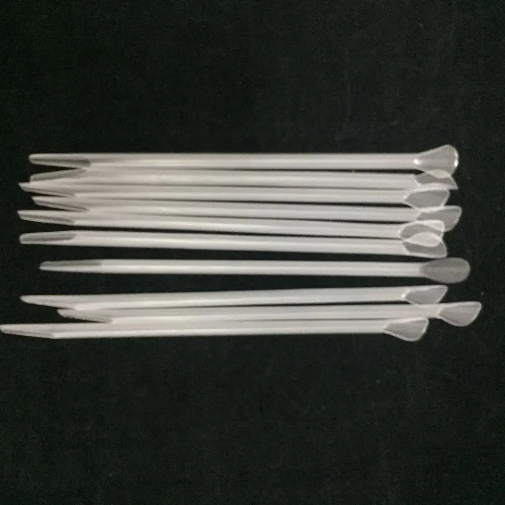 8" Super Jumbo Clear Wrapped Spoon Straws for Milkshakes, Shaved Ice, Kid's Parties
