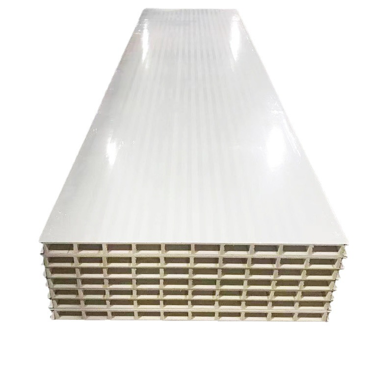 High Strength Building Material Fireproof Glass Magnesium MGO Sandwich Panel
