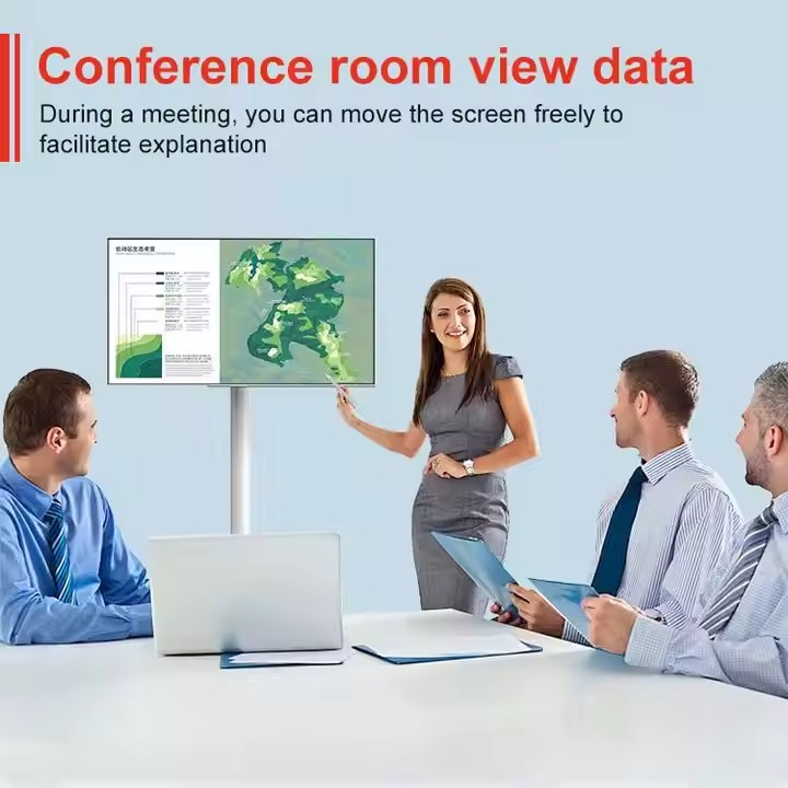 D01 21.5" Front Camera 4G+64G/6g+128g Built-in Battery Smart Mobile TV Rotation LCD Display