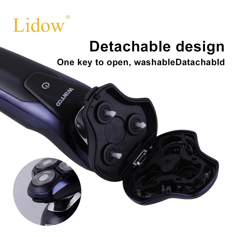 3D Electric Men's Rechargeable Shaving Machine Beard Trimmer Portable Electric Shaver