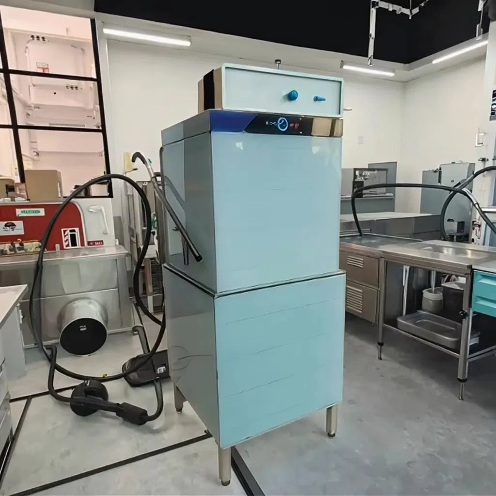 Commercial Stainless Steel Dishwasher Freestanding Wash Dishes Machine