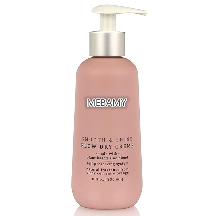 Custom Hair Care Smooth and Shine Control Frizz Volumizing Blow Dry Cream