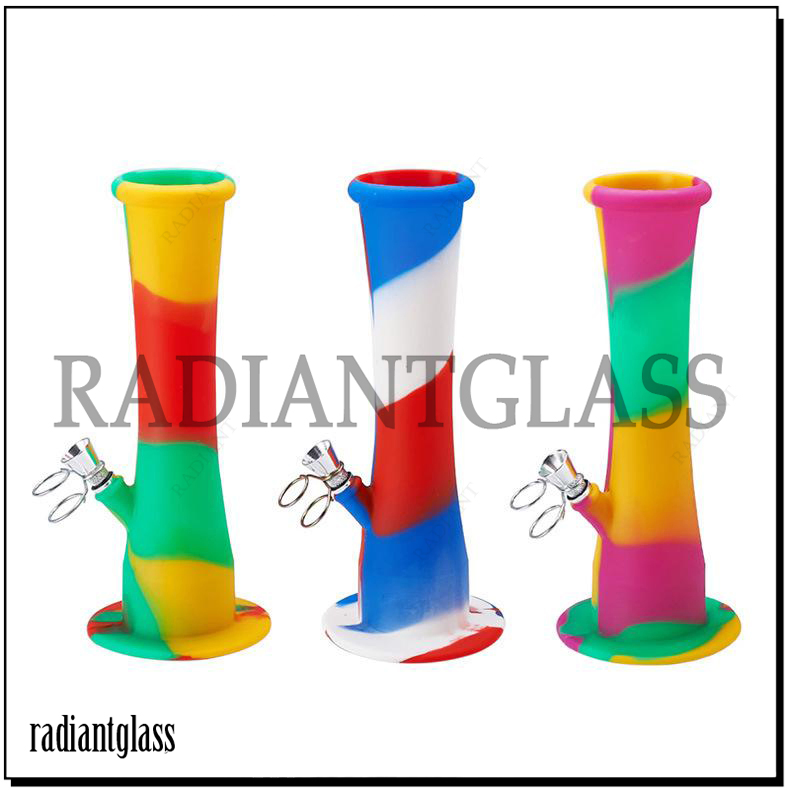 Mixed Colors Wholesale Price Smoking Glass Pipe Silicone Pipe Good Grade Silicone Water Pipe