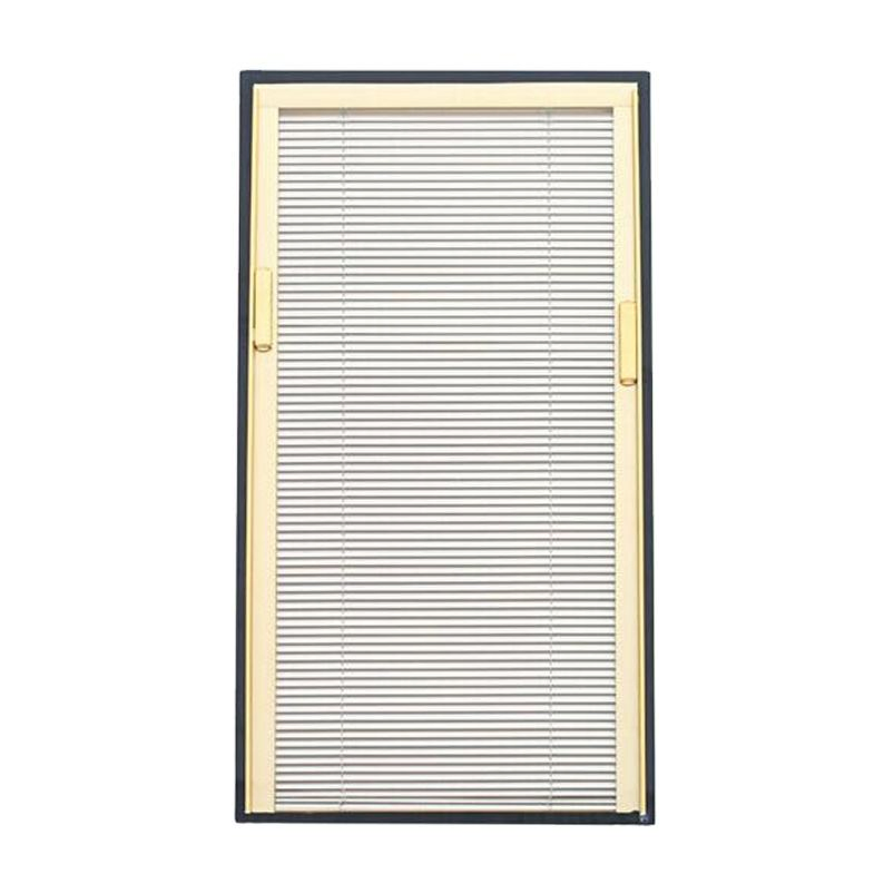 Cordless Sliding Magnetic Tilt and Lift System Window Door Double Glasses Aluminum Blinds Blinds Curtains Partition