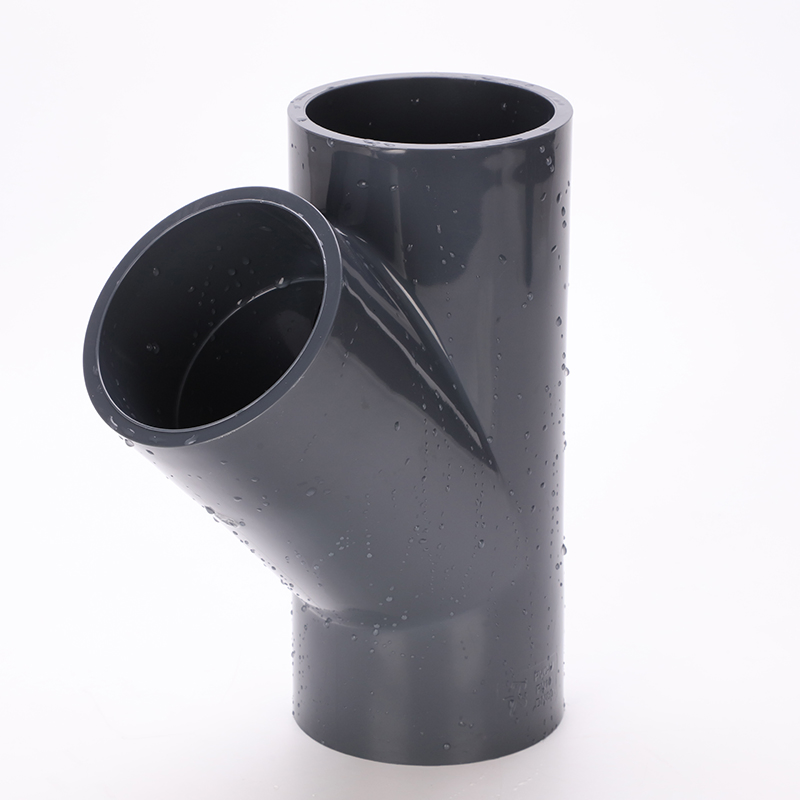 Pipe Rubber Joint PVC Reducer Tee PVC Plumbing Fittings DIN Fitting