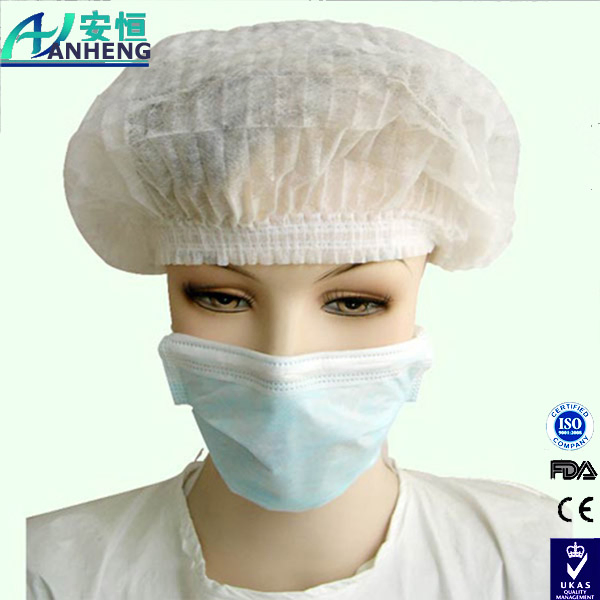 12GSM Nonwovven Disposable Clip Cap 21" Clip Cap Factory