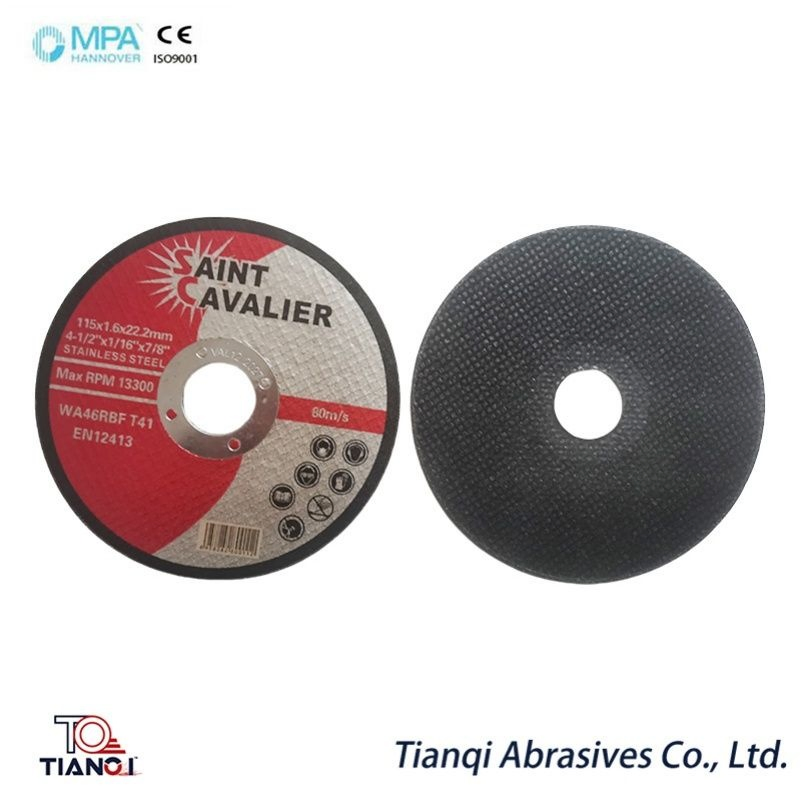 Custom Cut off Wheel Metal 115X1.6X22.2mm Flat Cutting Wheel for Stainless Steel