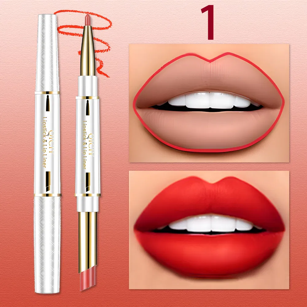 Wholesale Matte 6 Color Lipstick Lip Liner Pencil