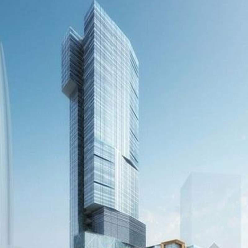 Tempered Toughened Metal Aluminum Glass Facade Curtain Wall for Commercial Building Exterior Cladding Decorative