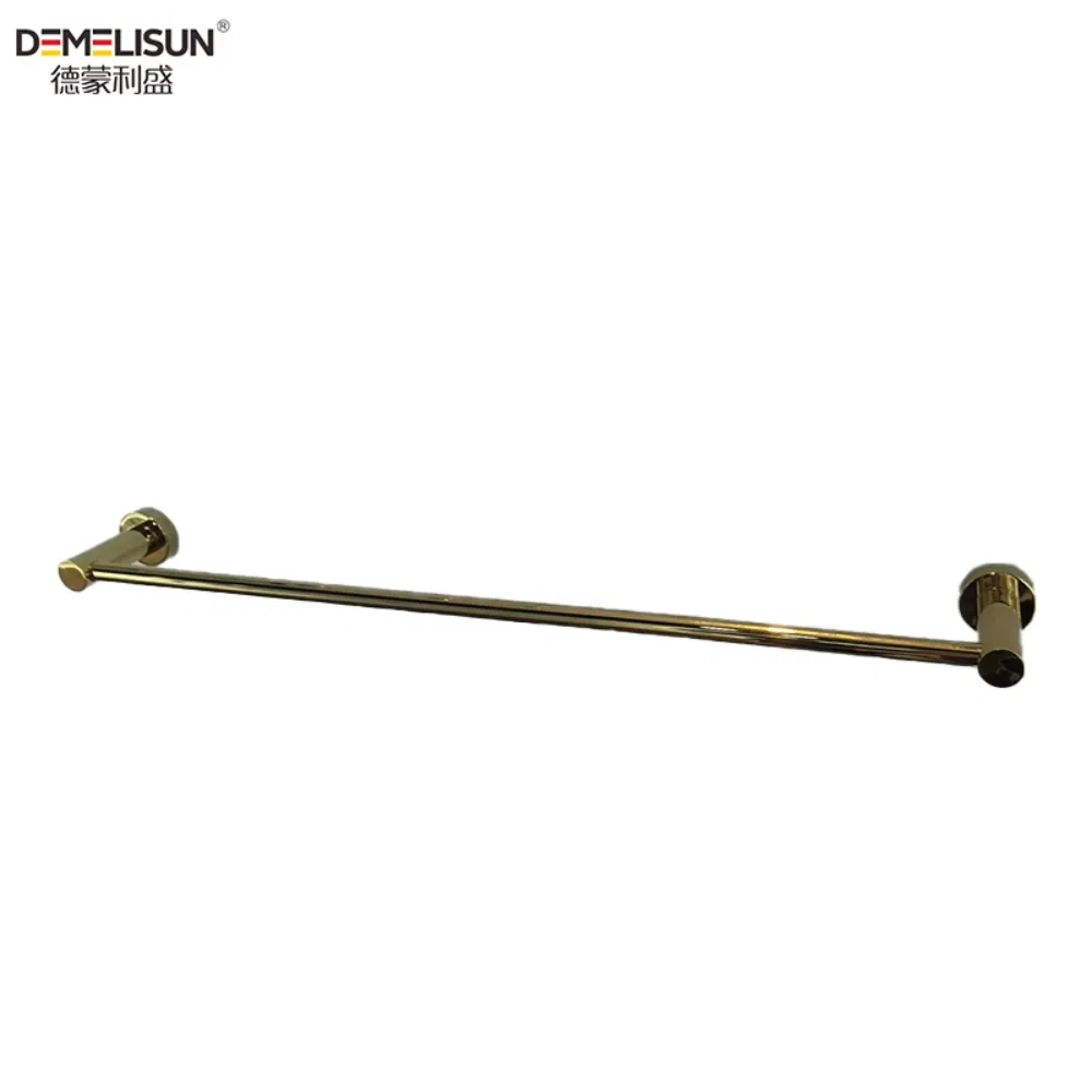 Household Copper Towel Bar Bathroom Hardware Accessories Gold Towel Racks
