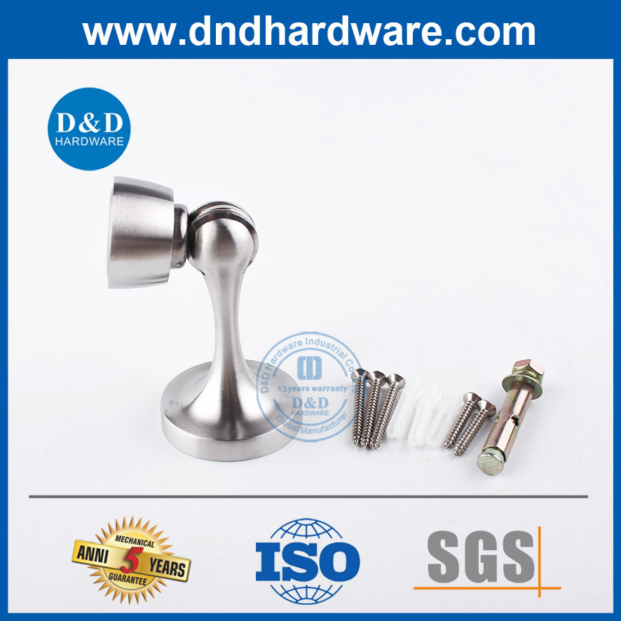 Simple Design of Magnetic Door Stopper Made in Zinc Alloy