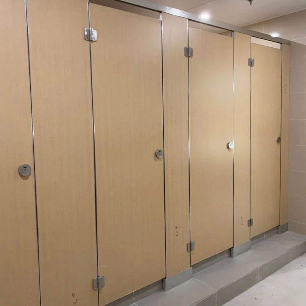 Chinese Factory Able to Design HPL Compact Laminate Toilet Partition Cubicle