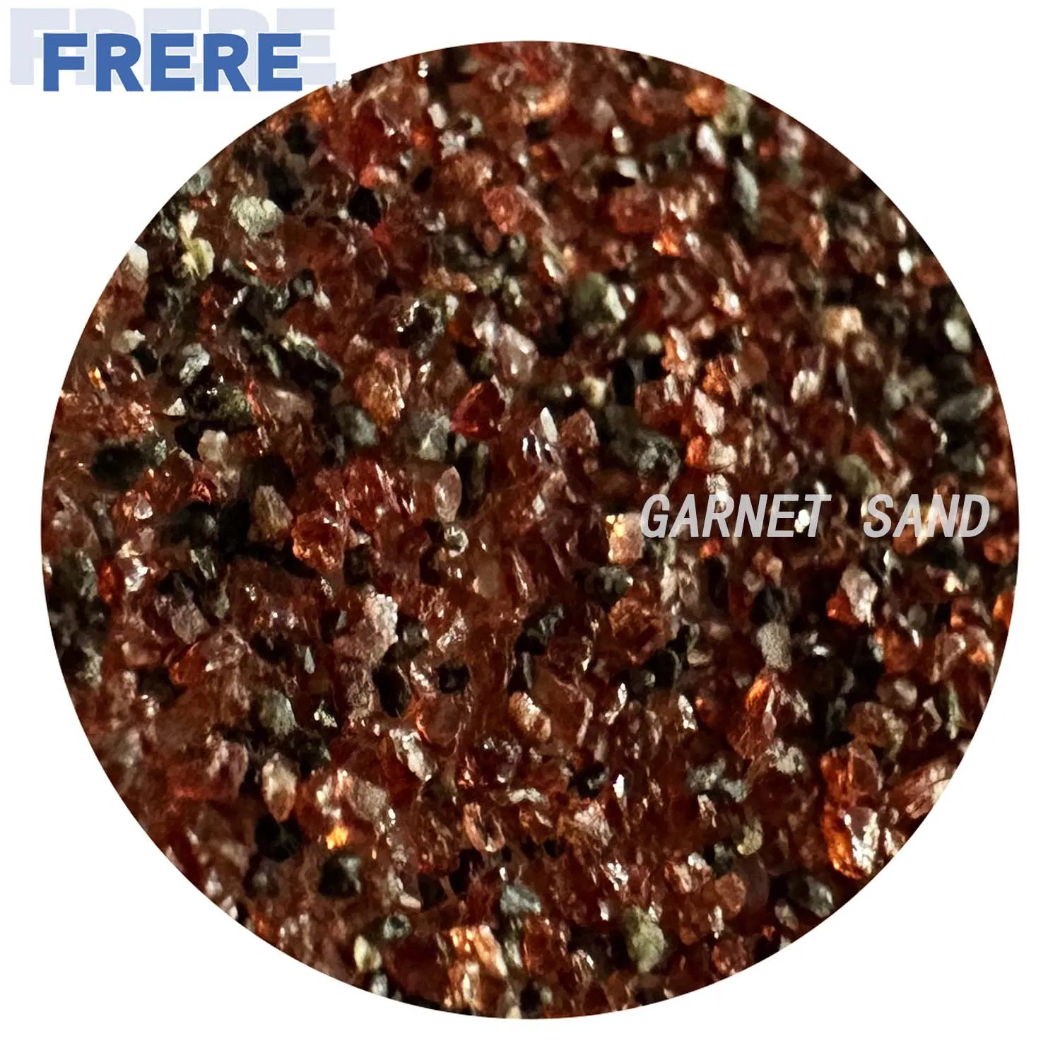 Гранатовая крошка Brown River для пескоструйной обработки