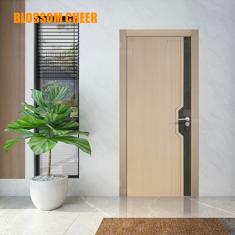 Elegant Carbon Crystal Swing Door for Modern Interiors