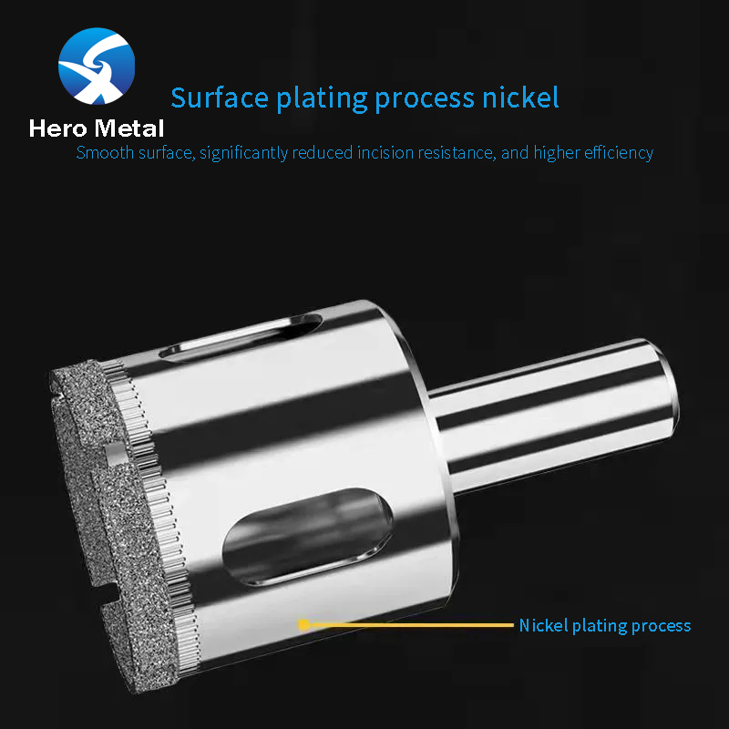 Hole Opener European Quality Diamond Crowns Marble Porcelain Vacuum Brazed Core Coring Ceramics Drilling Hole Saw Cutter Bits Set Tiled Glass Hole Opener