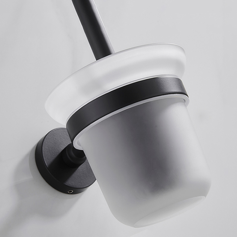 Настенный держатель для ершика из нержавеющей стали и стекла