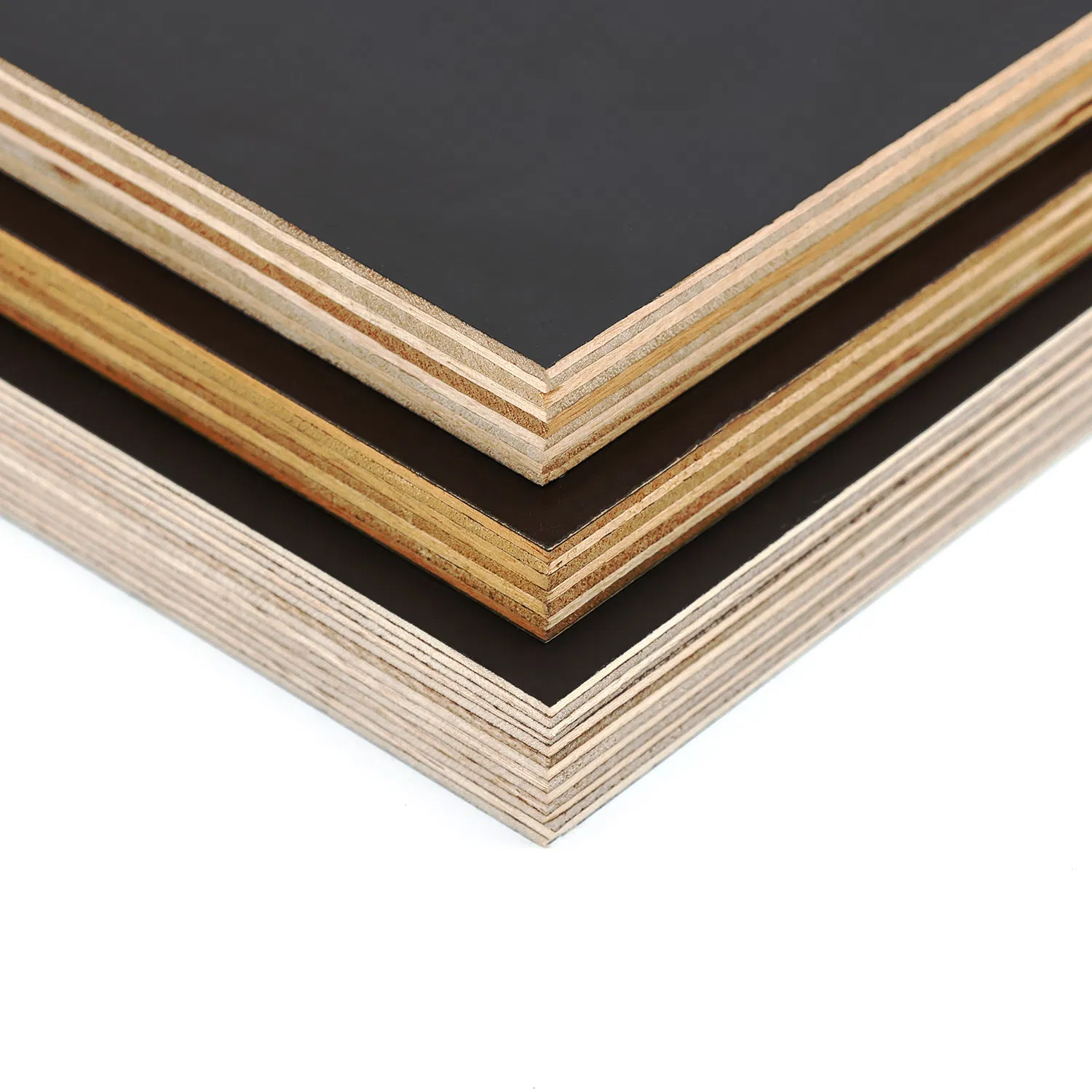 Construction Shuttering Board Phenolic Plywoods Black Finger Joint Recycled Concrete Formwork Film Faced Plywood