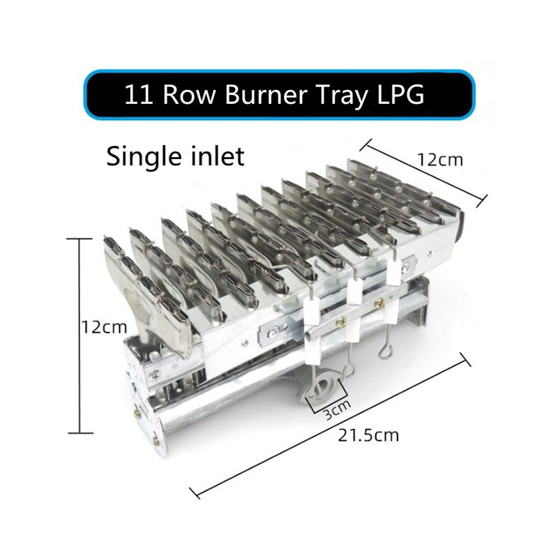 8 Row Single Row Single Intake Burner