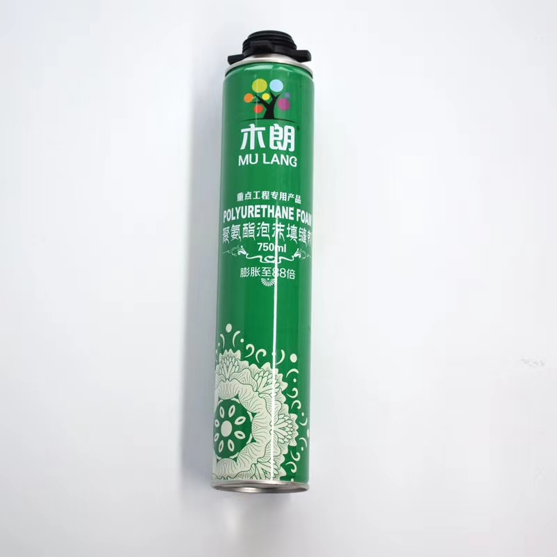 Polyurethane 750ml Spray Aerosol Canned PU Foam Sealant Wholesale