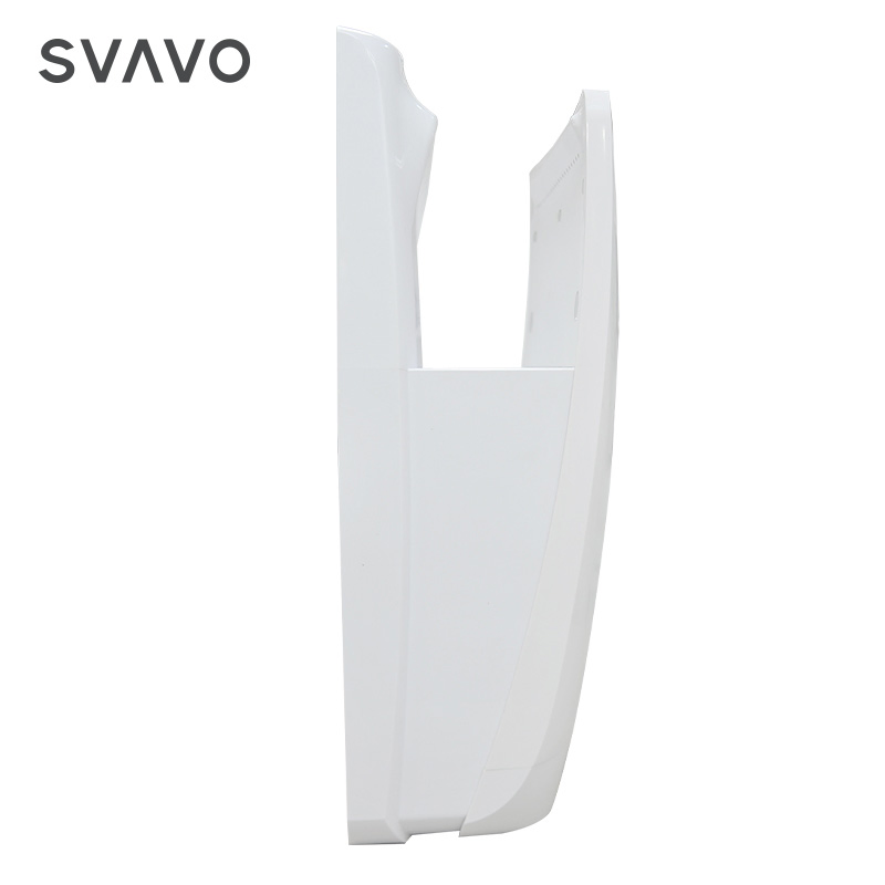 Svavo Bathroom Toilet Washroom Wall Mounted Electric High Speed Automatic Sensor Double Side Jet Hand Dryer