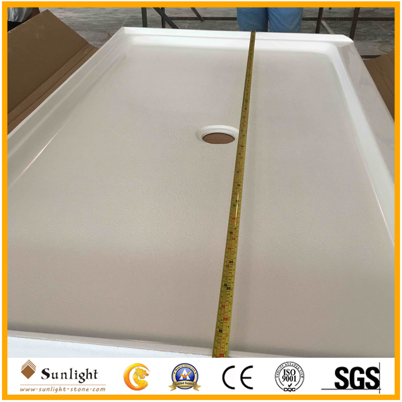 Cultured Marble 60 X 32 Inch Shower Pan, Shower Base