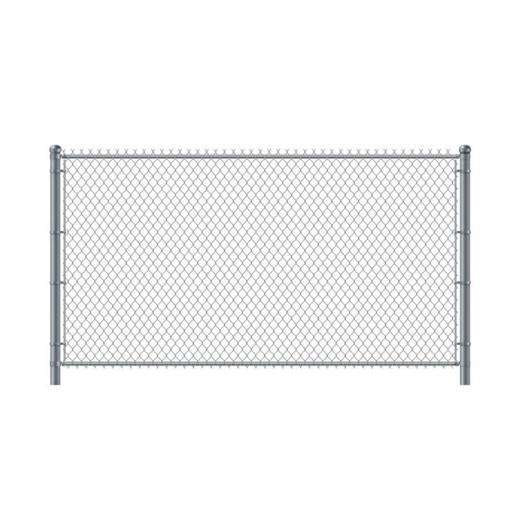 Customized Durable PVC Coated Metal Chianlink Fencing Galvanized Steel Chain Link Fence for Garden Fence