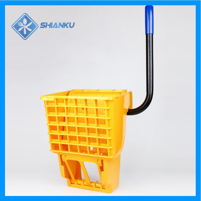 Shianku Industrial 32 L Squeeze Water Truck Mop Wringer Plastic Mop Bucket