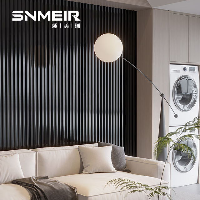 Nterior and Exterior Walldecoration Stainless Steelfluted Decorative Rose Gold Mirror Black Brushed Panel for Walldecoration