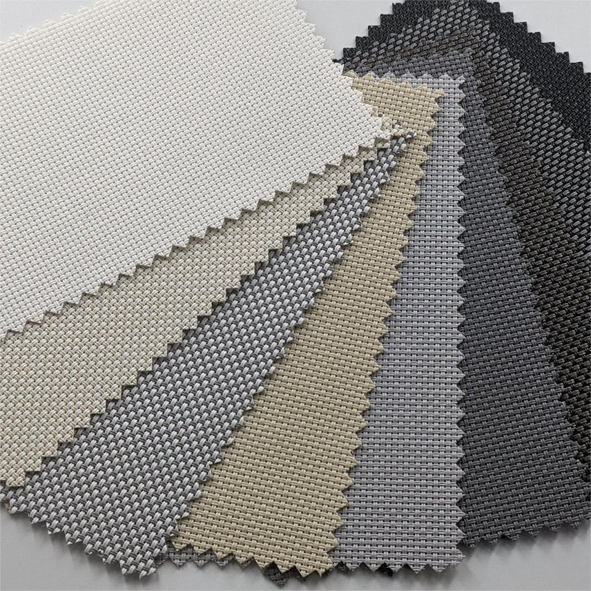 5% Openness Anti UV Waterproof Sunscreen Roller Shade Blinds Fabric