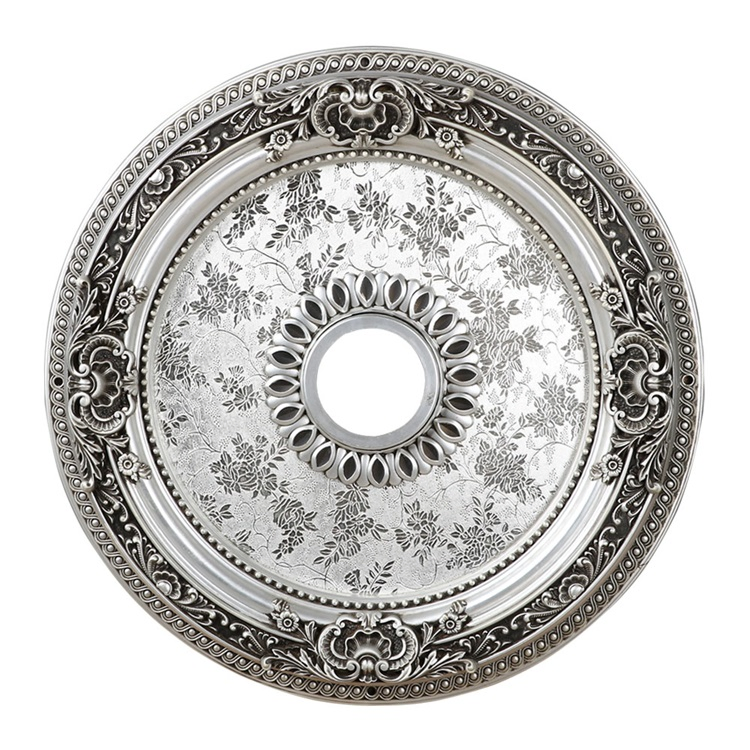 Artistic Ceiling and Lamp, 62 Cm Round Ceiling Medallion