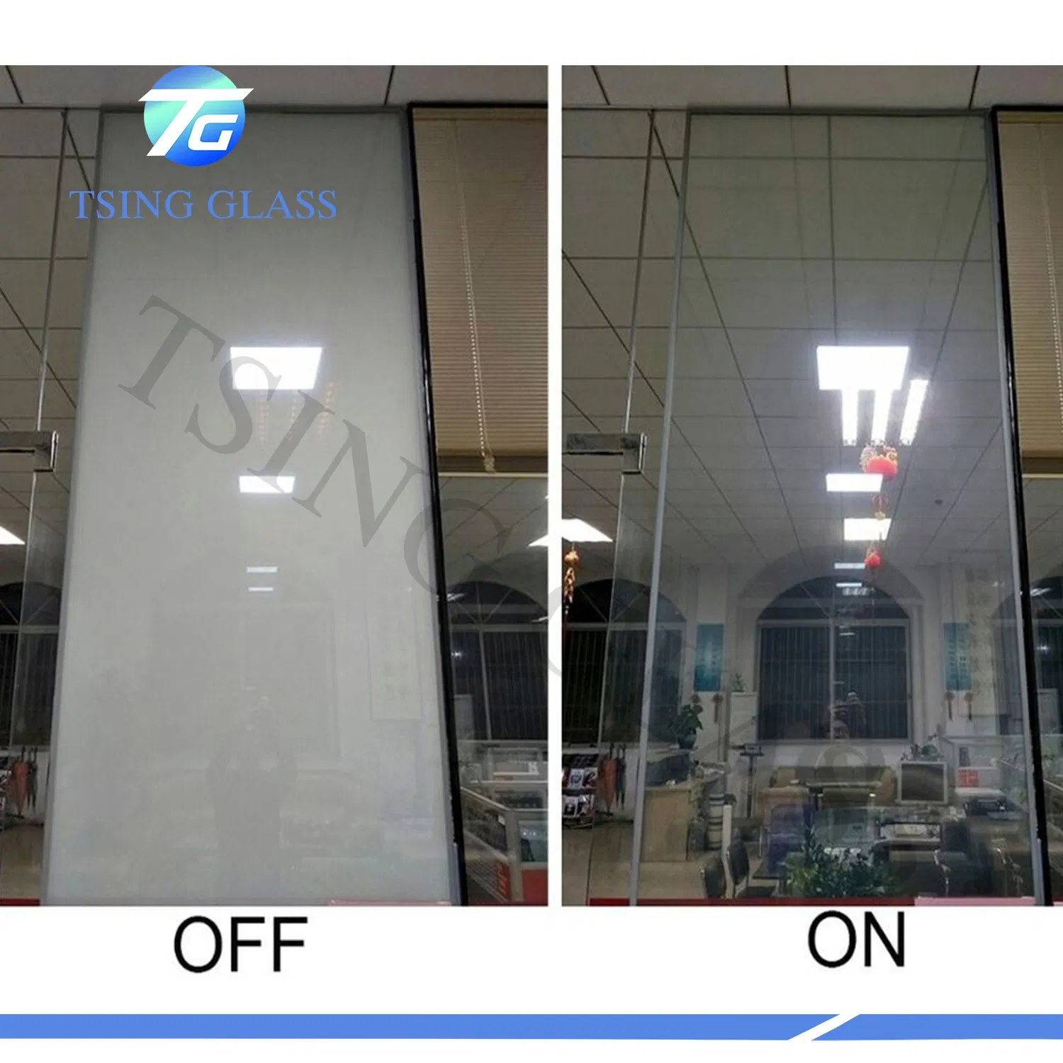 Hot Sale Power Control Electric Switchable Pdlc Film for Window Door Shower Room Meeting Room